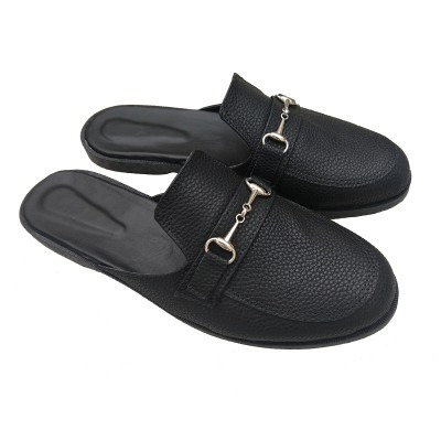mules grasneadas negras mujer talles especiales