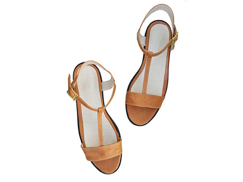 sandalias marrones suela