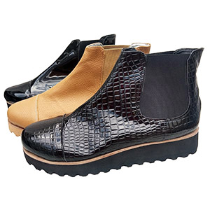 Botas Negras – Croco -