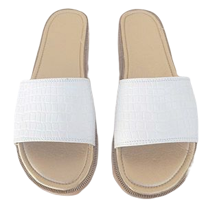 chanclas blancas