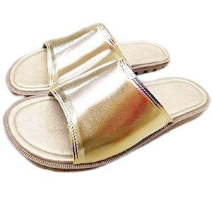 chanclas doradas