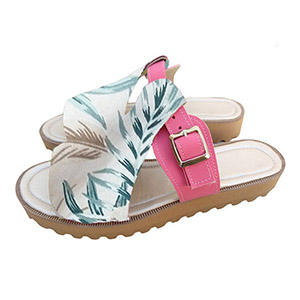 sandalias rosas mujer