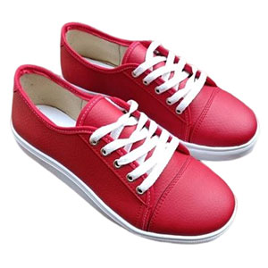 zapatillas mujer rojas